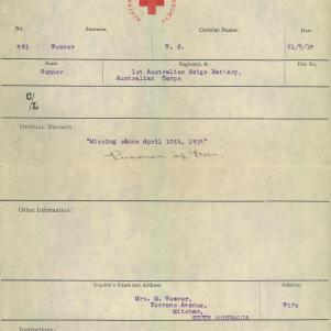 Soldier packet page