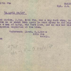 Soldier packet page