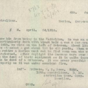 Soldier packet page