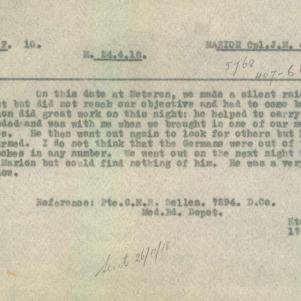 Soldier packet page