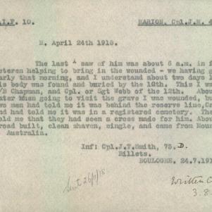 Soldier packet page