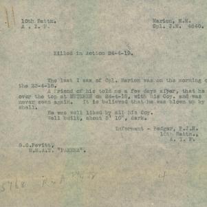 Soldier packet page