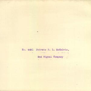 Soldier packet page