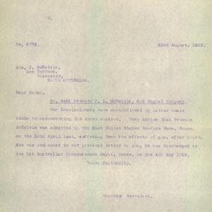 Soldier packet page