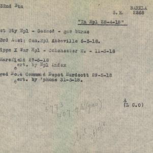 Soldier packet page