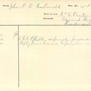 Soldier packet page