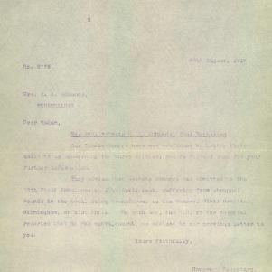 Soldier packet page