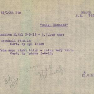 Soldier packet page