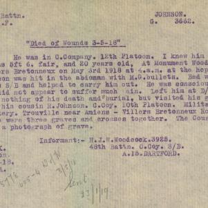 Soldier packet page