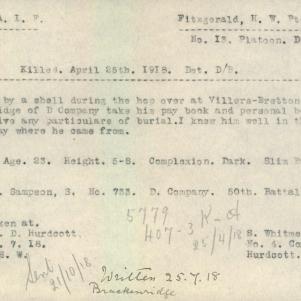 Soldier packet page