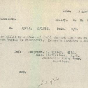 Soldier packet page