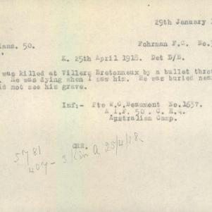 Soldier packet page