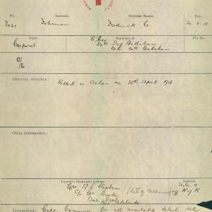 Soldier packet page
