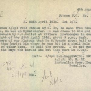 Soldier packet page