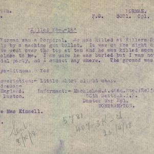 Soldier packet page