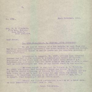 Soldier packet page