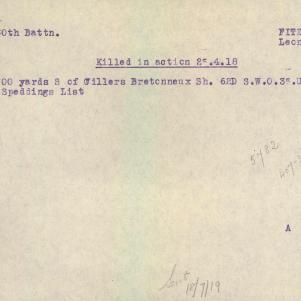 Soldier packet page