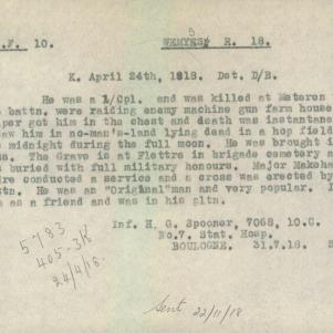 Soldier packet page