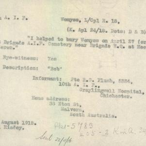 Soldier packet page