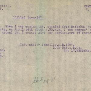 Soldier packet page