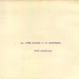 Soldier packet page