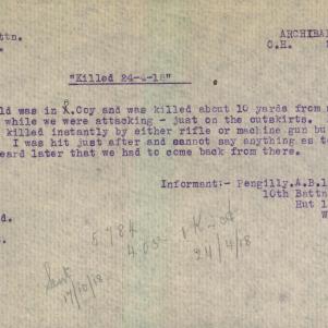 Soldier packet page