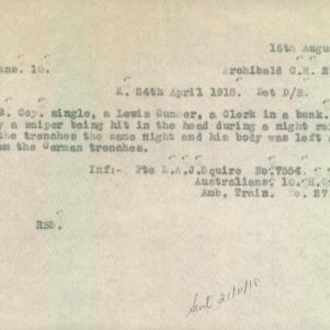 Soldier packet page