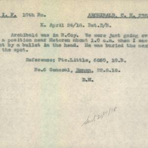 Soldier packet page