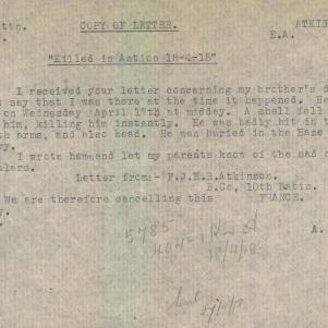Soldier packet page