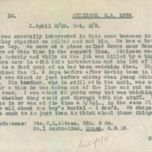 Soldier packet page
