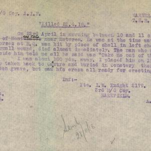 Soldier packet page