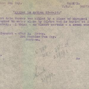 Soldier packet page