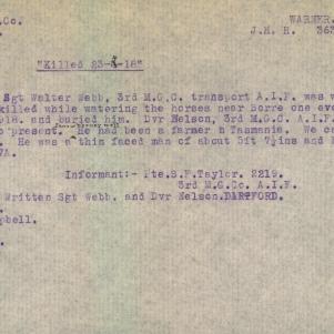 Soldier packet page