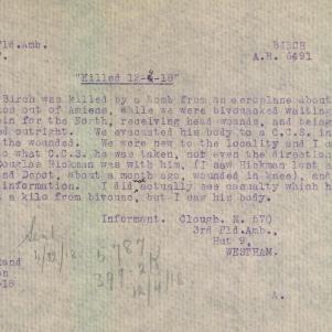 Soldier packet page