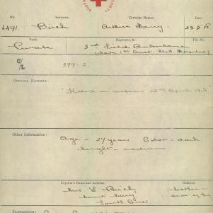 Soldier packet page