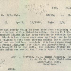 Soldier packet page