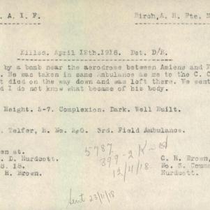 Soldier packet page