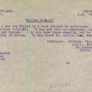 Soldier packet page