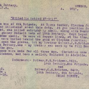 Soldier packet page