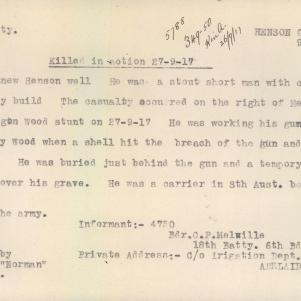 Soldier packet page
