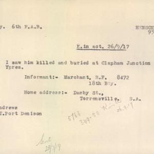 Soldier packet page