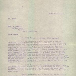 Soldier packet page
