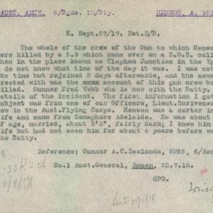 Soldier packet page