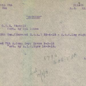 Soldier packet page