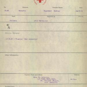 Soldier packet page