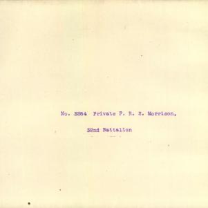 Soldier packet page