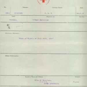 Soldier packet page