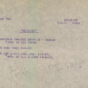 Soldier packet page