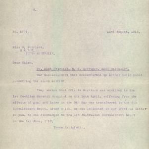 Soldier packet page