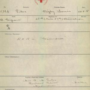 Soldier packet page